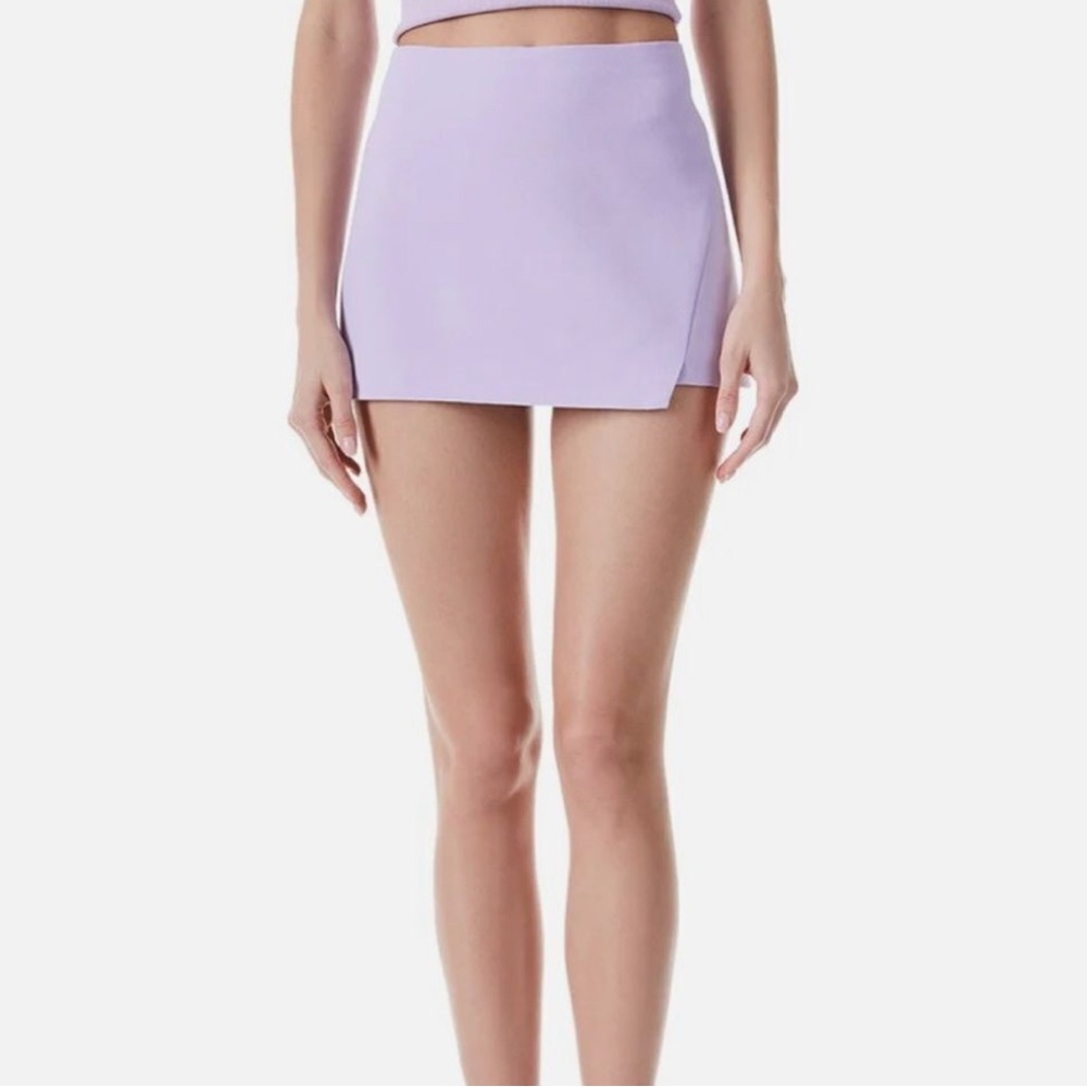 NWT Alice + Olivia Mini Lavender Skirt
